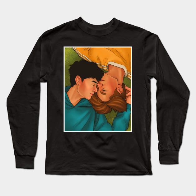 Nick and Charlie - heartstopper tfios poster no logo Long Sleeve T-Shirt by daddymactinus